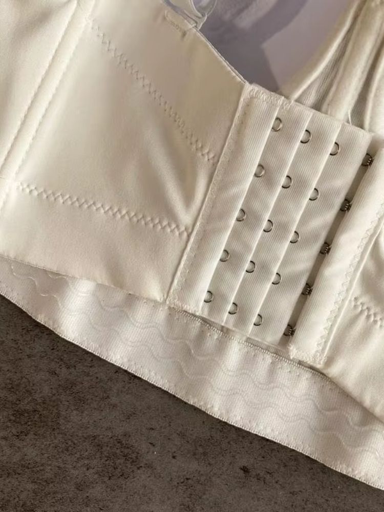 Top Cropped Branco Moda Origem com fecho nas costas para ajuste perfeito