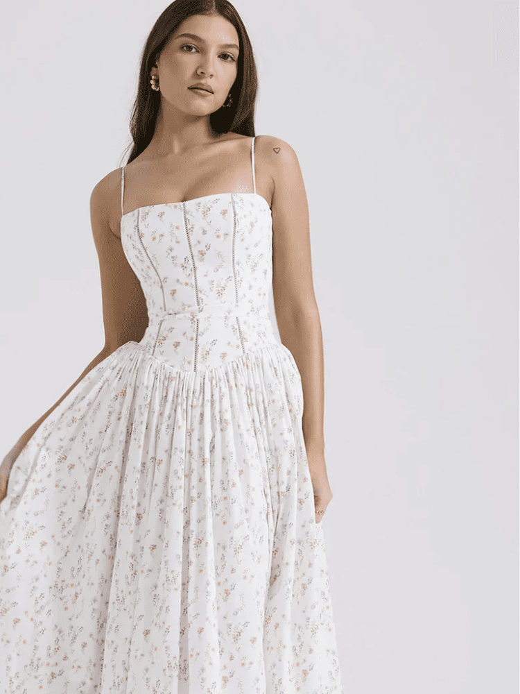 Vestido Longo Elegante para Festa de Alcinha - Verão