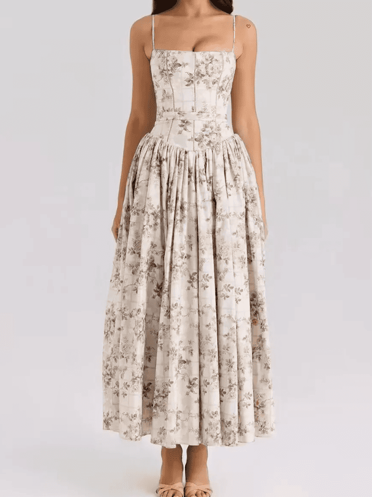 Vestido Longo Elegante para Festa de Alcinha - Verão