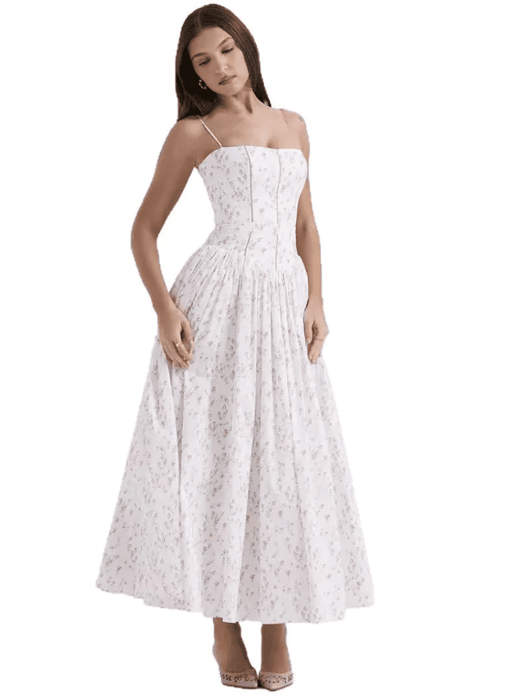 Vestido Longo Elegante para Festa de Alcinha - Verão