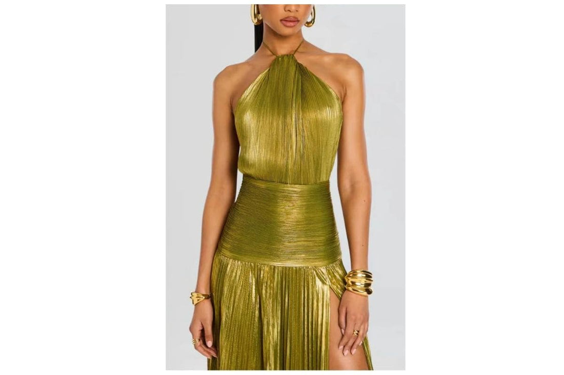 Vestido de formatura elegante da Moda Origem ideal para diferentes tipos de corpo