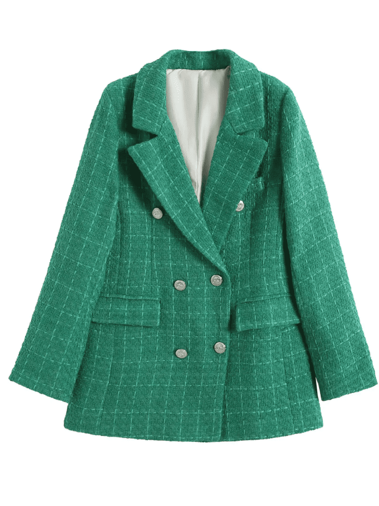 Blazer Feminino com Textura Zara Verde