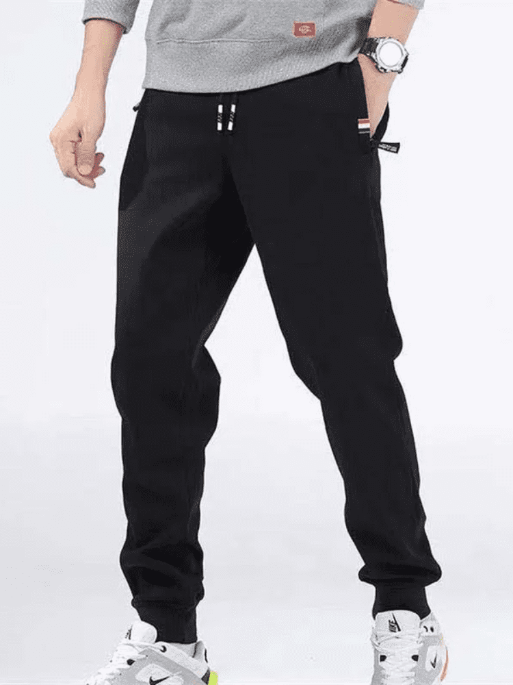 Calça Moletom Masculina Forrada com Lã Preto