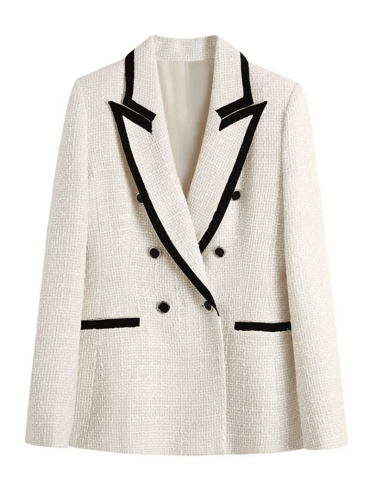 Blazer Feminino com Textura Zara Bege