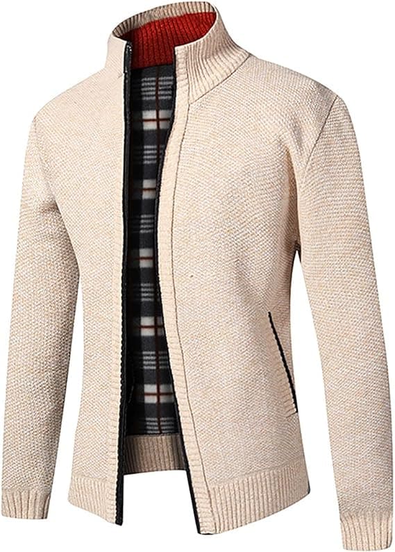 Casaco Masculino Slim Fit Cáqui