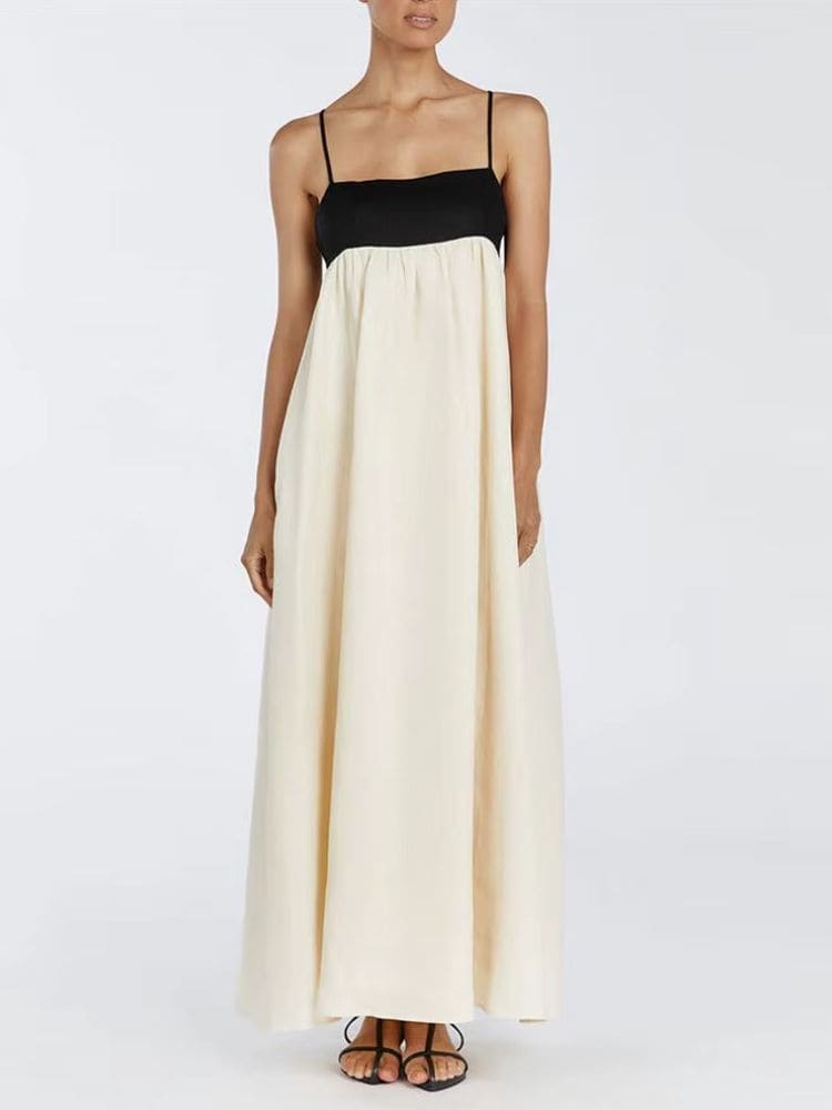 Close do tecido 100% algodão do Vestido Longo Soltinho da Moda Origem, destacando conforto e qualidade premium